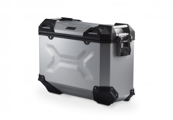 TRAX ADV M Side case. Aluminum. 37 l. Right. Silver.