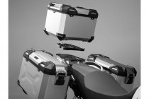 TRAX ADV top case Aluminum. 38 l. Black.