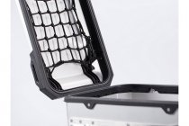 TRAX ADV L lid net For TRAX ADV L side case. Black.