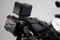 TRAX ADV top case system Black. Triumph Tiger 800 models (10-).