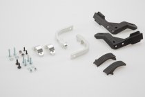 Handguard mounting kit Black. For 22 mm handlebars. 1-point attachment.