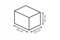 EVO Slipstream tail bag 13 l. Ballistic Nylon. Black/Grey.