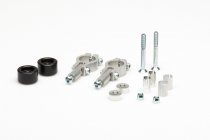 BBSTORM handguard kit Black. Moto Guzzi Stelvio 1200.