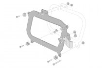 Adapter kit for Givi carrier 2 pcs. For TRAX ADV/EVO cases.
