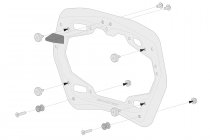 Adapter kit for PRO side carrier For Givi MonoKey. Mounting of 2 cases.
