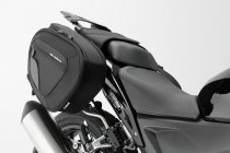 BLAZE saddlebag set Black/Grey. Honda CBR500R,600RR,650F/CB500F,650F.