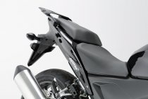 BLAZE saddlebag set Black/Grey. Honda CBR500R,600RR,650F/CB500F,650F.