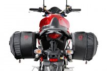 BLAZE H saddlebag set Black/Grey. Honda CB1000R (08-17).