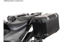 TRAX ION aluminium case system Black. 45/45 l. Honda NC700 S/X, NC750 S/X.
