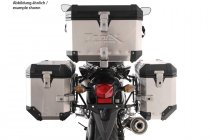 TRAX ION aluminium case system Silver. 45/45 l. Honda NC700 S/X, NC750 S/X.
