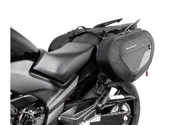 BLAZE saddlebag set Black/Grey. Honda CBF500/ 600/ 1000.