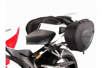 BLAZE H saddlebag set Black/Grey. Honda CBR1000RR Fireblade (04-07).