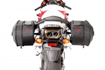 BLAZE H saddlebag set Black/Grey. Honda CBR1000RR Fireblade (04-07).