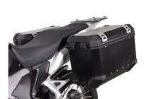 TRAX ION aluminium case system Black. 37/37 l. Honda Crosstourer (11-).