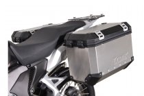 TRAX ION aluminium case system Silver. 37/37 l. Honda Crosstourer (11-).
