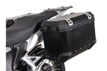 TRAX ION aluminium case system Black. 45/45 l. Honda VFR1200X Crosstourer (11-).