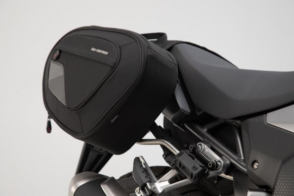 BLAZE saddlebag set Black/Grey. Honda CB500X (13-).