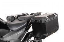 TRAX ION aluminium case system Black. 45/45 l. Honda NC750X / NC750S (16-).