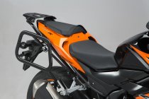 TRAX ION aluminium case system Black. 45/45 l. Honda CB500F / CBR500R (16-).