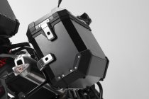 TRAX ION aluminium case system Black. 45/45 l. Husqvarna TR 650 Terra / Strada.