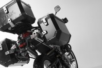 TRAX ION aluminium case system Black. 45/45 l. Husqvarna TR 650 Terra / Strada.