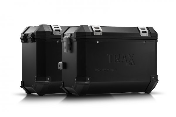 TRAX ION aluminium case system Black. 45 / 45 l. KTM 950 Adv. / 990 Adv. (03-).