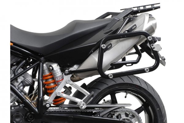 EVO side carriers Black. KTM 990 SM / SM-T / SM-R / 950 SM
