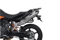 TRAX ION aluminium case system Silver.37/37 l. KTM 990 SM / SM-T / SM-R / 950 SM.