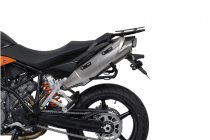 TRAX ION aluminium case system Black. 45/45 l. KTM 990 SM / SM-T / SM-R / 950 SM