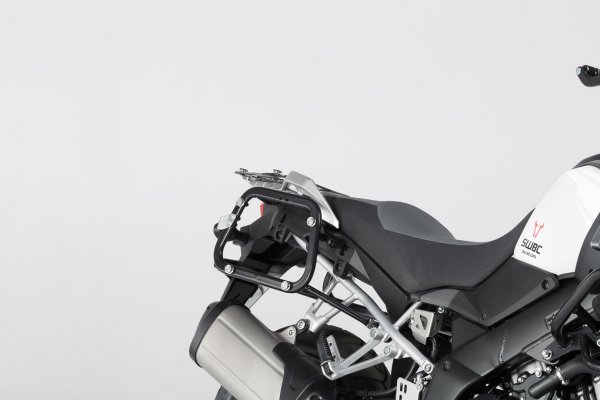 EVO side carriers Black. Suzuki V-Strom 1000 (14-).
