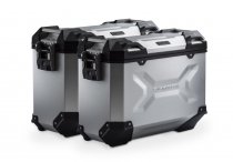 TRAX ADV aluminium case system Silver. 37/37 l. Suzuki V-Strom 1000 (14-).