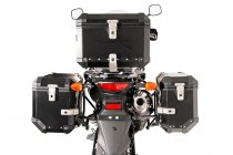 TRAX ION aluminium case system Silver. 45/37 l. Suzuki DL 650 V-Strom (11-16).