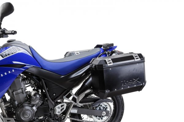 EVO side carriers Black. Yamaha XT 660 X / R (04-16).