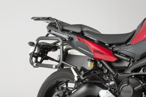 EVO side carriers Black. Yamaha MT-09 Tracer (14-18).