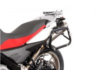 TRAX ION aluminium case system Black. 37 / 37 l. BMW F650GS (-07) / G650GS (11-).