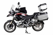 TRAX ION aluminium case system Silver. 37/45 l. BMW R 1200 GS (04-12) / Adv.