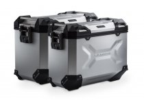 TRAX ADV aluminium case system Silver. 37/45 l. BMW R 1200 GS (04-12) / Advent.
