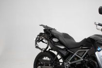 TRAX ADV aluminium case system Black. 37/45 l. BMW F 800 / 700 / 650 GS (08-).