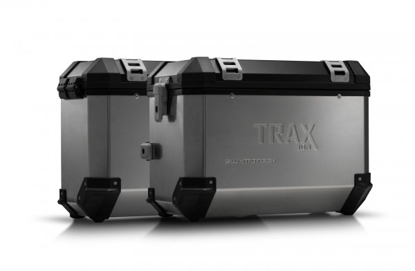 TRAX ION aluminium case system Silver. 45/37 l. R1200GS LC/Adv/Rallye, R1250GS.