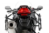 EVO side carriers Black. BMW F 800 R (09-) / F 800 GT (12-).