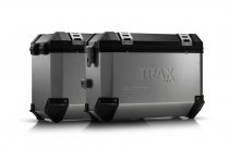 TRAX ION aluminium case system Silver. 37/45 l. BMW F 800 R (09-)/F 800 GT (12-).