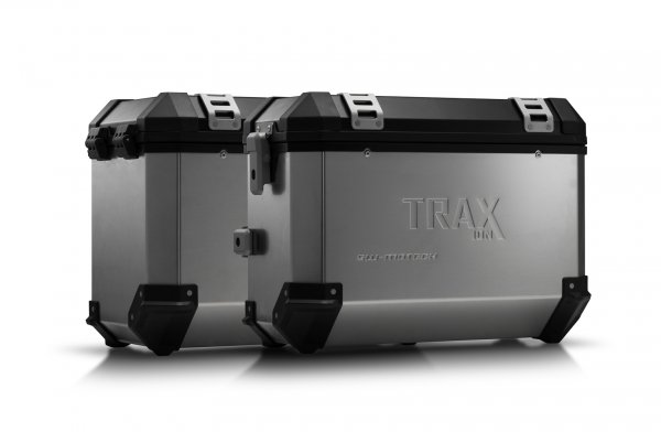 TRAX ION aluminium case system Silver. 37/45 l. BMW F 800 R (09-)/F 800 GT (12-).