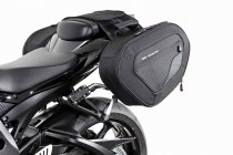 BLAZE saddlebag set Black/Grey. Suzuki GSX-R600/750/1000.