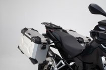 TRAX ADV aluminium case system Silver. 45/37 l. BMW F750GS, F850GS/Adv (17-).