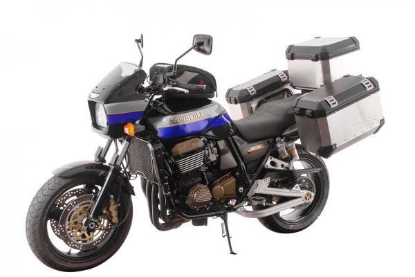 EVO side carriers Black. Kawasaki ZRX 1200 R/S.