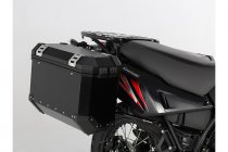 TRAX ION aluminium case system Black. 45/37 l. Kawasaki KLR 650 (08-).