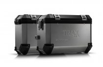 TRAX ION aluminium case system Silver. 45/37 l. Kawasaki KLR 650 (08-).