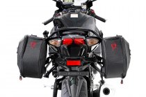 BLAZE saddlebag set Black/Grey. Suzuki GSX-R600 / GSX-R750 (05-10).