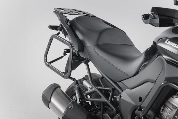 EVO side carriers Black. Kawasaki Versys 1000 (15-18).