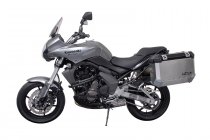 TRAX ION aluminium case system Silver. 37/37 l. Kawasaki Versys 650 (07-14).